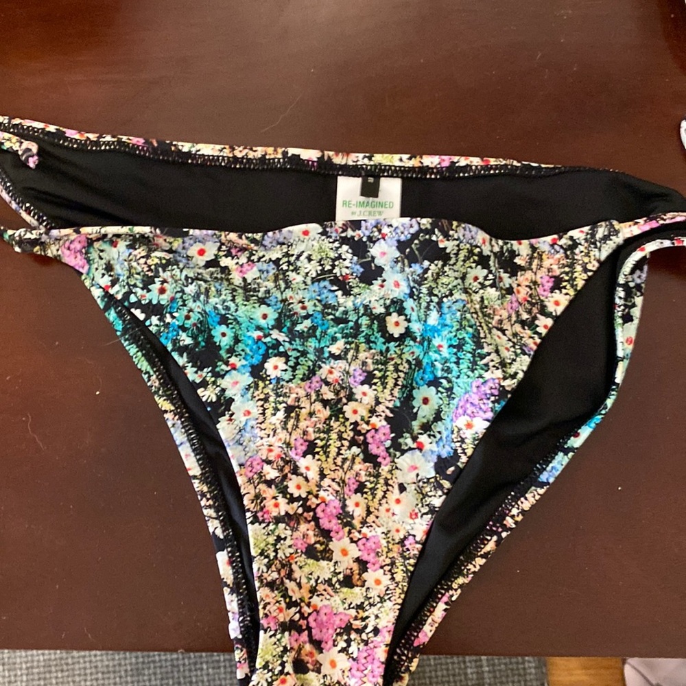JCrew side tie swim suit bottoms